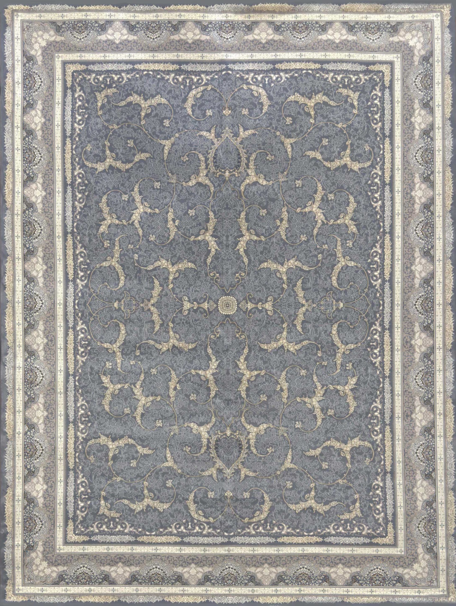 فرش نگین یاسمن مشهد طرح لوتوس | 700 شانه | 2 رنگ