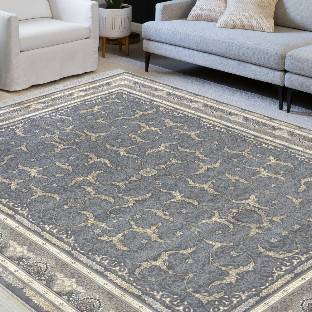 فرش نگین یاسمن مشهد طرح لوتوس | 700 شانه | 2 رنگ