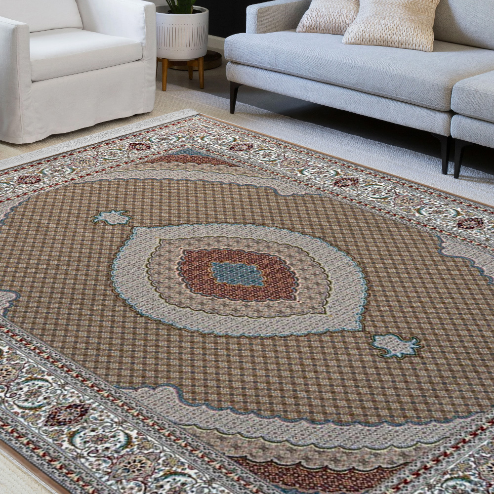 فرش پامچال طرح نادرشاه | 700 شانه | 3 رنگ