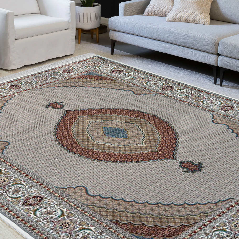 فرش پامچال طرح نادرشاه | 700 شانه | 3 رنگ