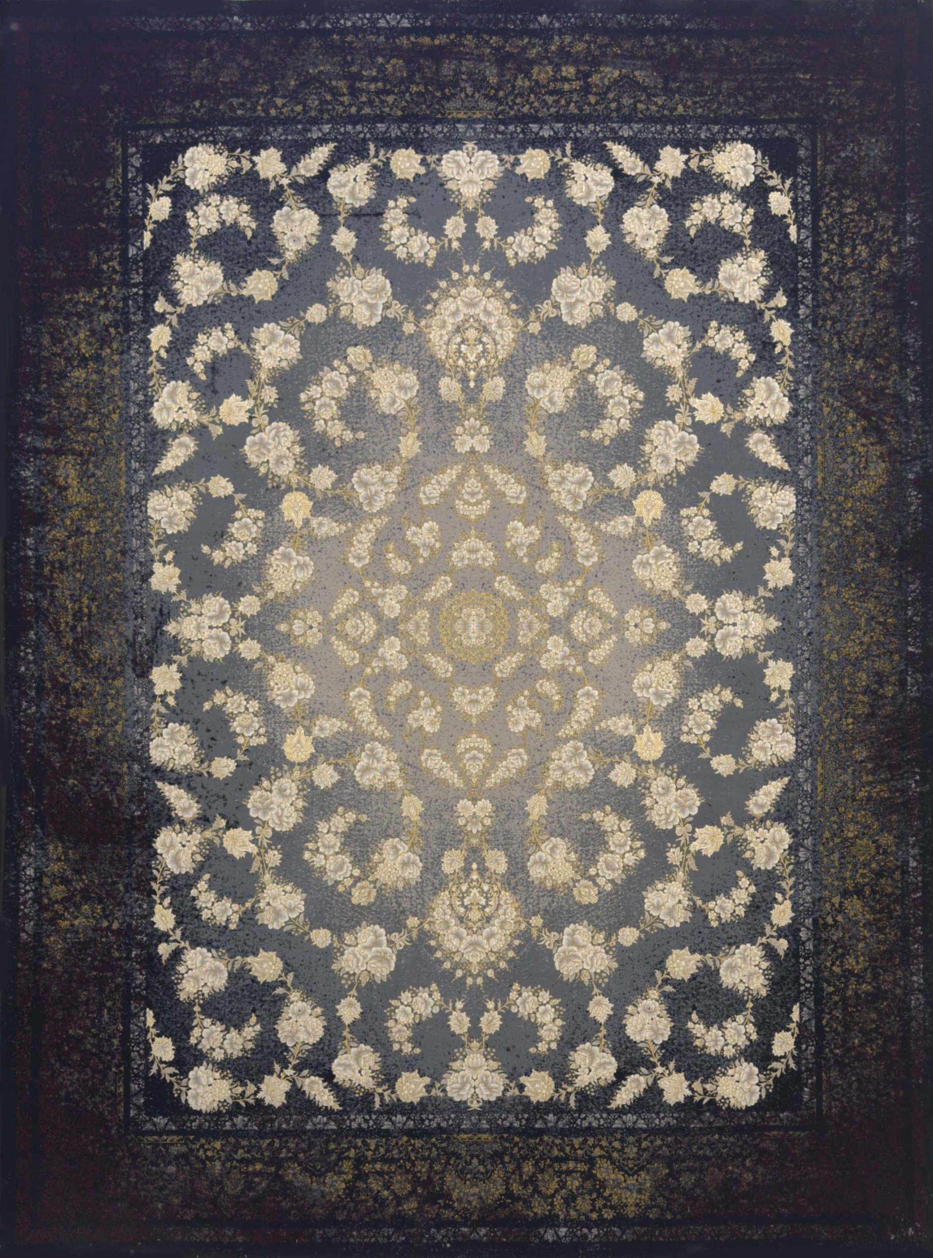 فرش نگین یاسمن مشهد طرح گندم ؛ 700 شانه