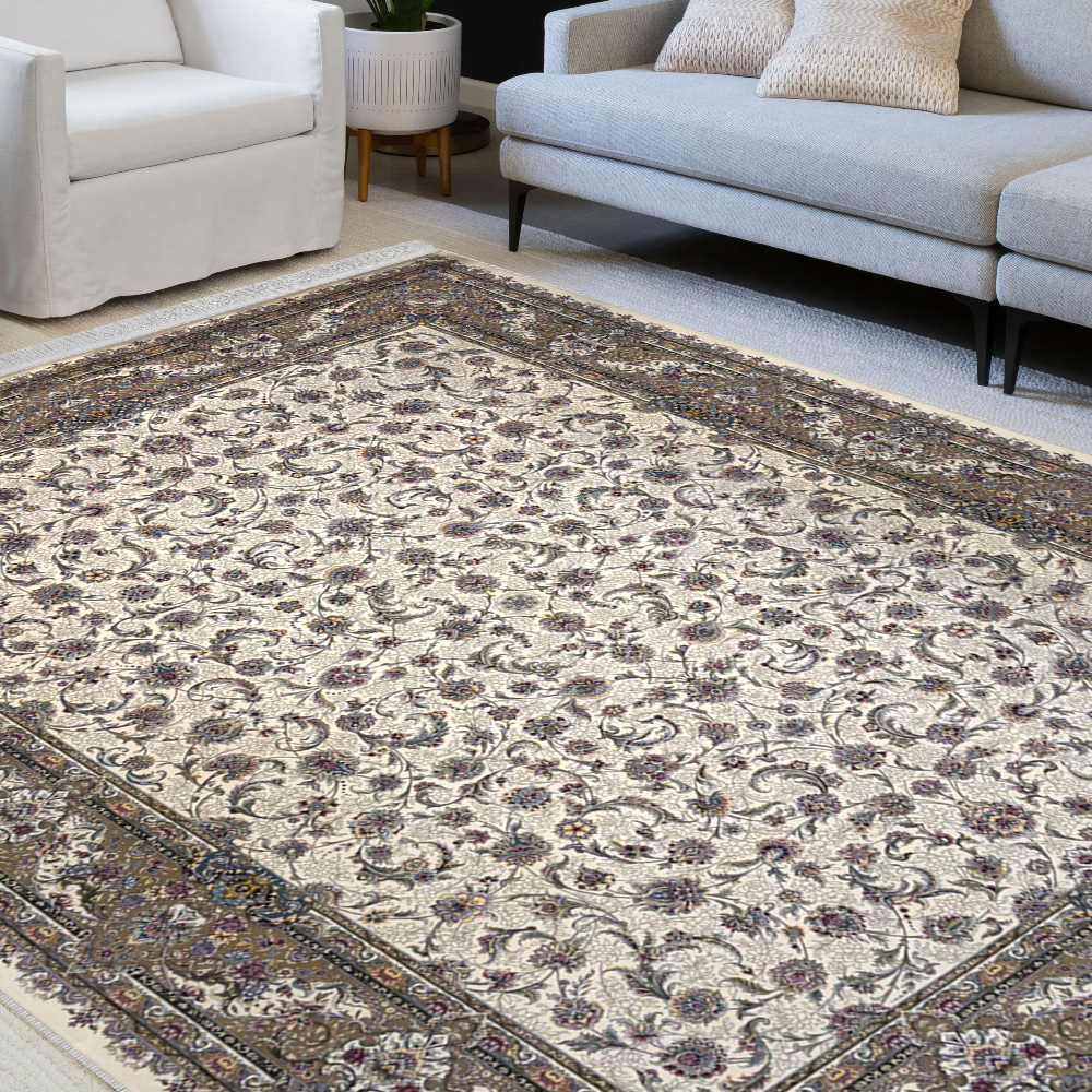 فرش ماندانا طرح آرامیس 1200 شانه ، 2 رنگ