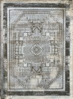 فرش ماندانا طرح نارسیس ، 1200 شانه